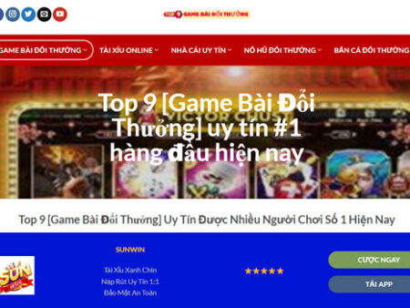 Top9gamebaidoithuong.com: Website review đánh giá nhà cái uy tín nhất hiện nay